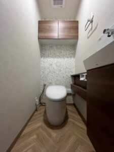 【④トイレ】市川市◆中古の空き家をリフォームしました。