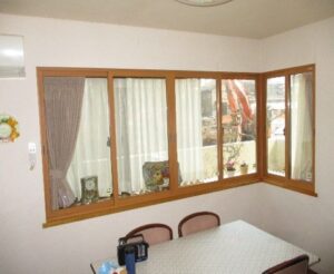 船橋市◆防犯対策にダイニングへ内窓を設置しました。